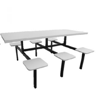 Mesa refeitório 6 lugares TLBF6F